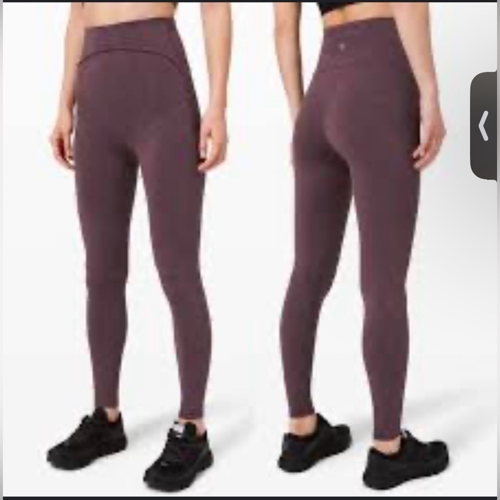 Lululemon Power Within Super High-Waisted Purple Leggings